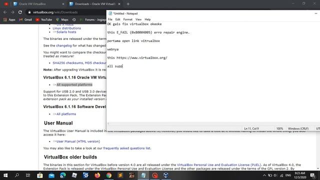 FIx E_FAIL (0x80004005) Virtualbox. смотреть онлайн