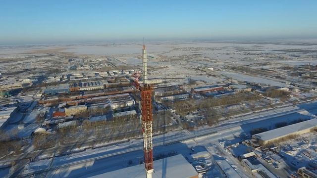 Dji Phantom 3 pro, г.Рубцовск. Телевышка, высота 250 м. смотреть онлайн