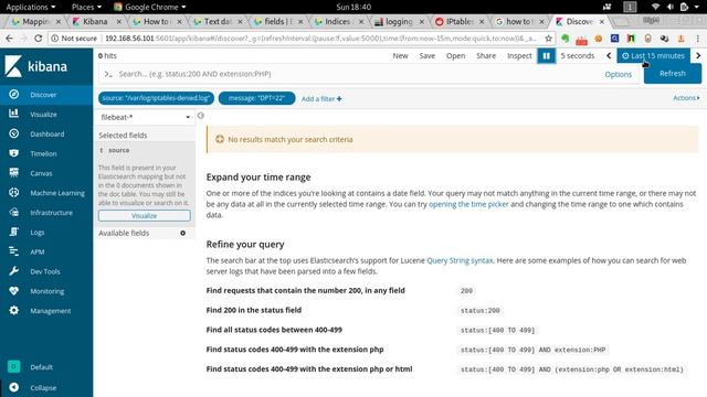 Elasticsearch Kibana - Cybersecurity - firewall monitoring смотреть онлайн