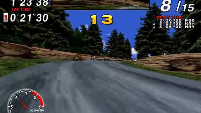 [Model2] Sega Rally Championship Arcade Gameplay Sega Model 2 Emulator