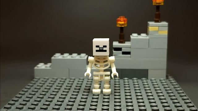 Golem vs Skeleton Mutant | Lego Minecraft 2023 4K video смотреть онлайн