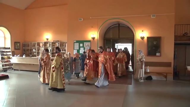 Освящение придела и Божественная Литургия в Христорождественском храме г. Ряжска. 2018 год смотреть онлайн