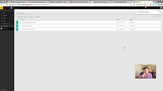 How to Load/Open .PBIX File in Power BI Service смотреть онлайн