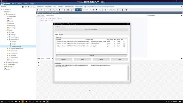 Cara Import data spasial ke PostgreSQL dengan menggunakan Postgis selanjutnya ke Geoserver смотреть онлайн