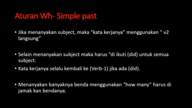 Wh-question (simple past tense) #belajargrammar #questionwords смотреть онлайн