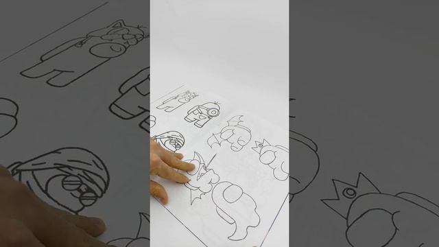 Раскраска Амонг Ас / Among Us смотреть онлайн