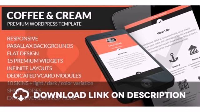 Coffee & Cream | Multipurpose Wordpress Theme Free Download смотреть онлайн
