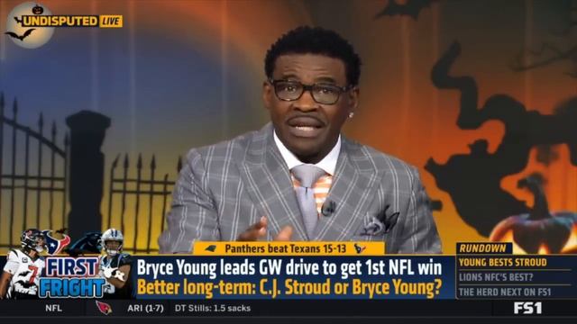 UNDISPUTED | Skip Bayless reacts to Bryce Young outdueled C.J. Stroud as Panthers beat Texans 15-13 смотреть онлайн