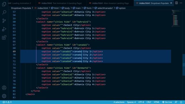 Auto populate dropdown list using html, css and jquery | Easy way to create dependent dropdown list смотреть онлайн