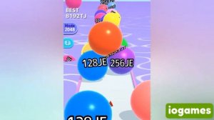 BALL RUN 2048 — INFINITY ∞ LONG JUMP TO '256 TG' LIMIT (Ti-Gi-LLION, Gameplay)