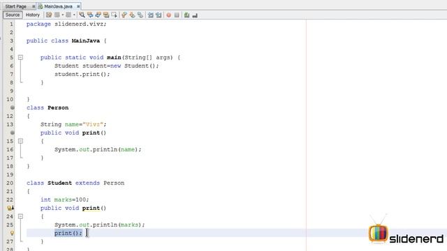 51 Java Super Keyword Example Calling Superclass Methods Part 2 | смотреть онлайн