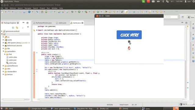 libgdx 9 patch skin json small demo смотреть онлайн