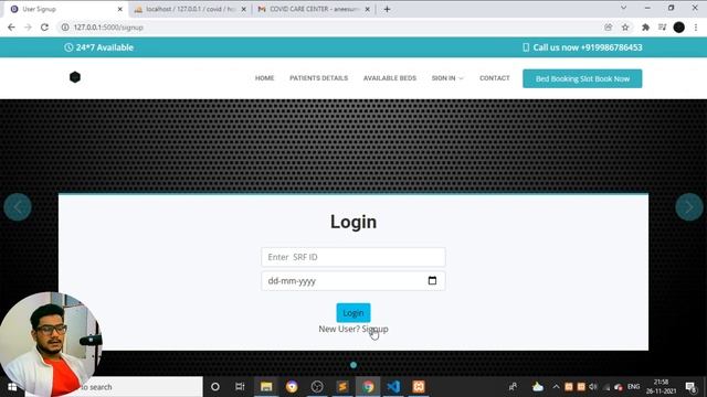 #1. DBMS Mini Project On COVID BED SLOT BOOKING SYSTEM Using MYSQL AND PYTHON-FLASK (2022) смотреть онлайн