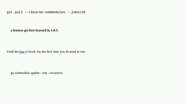 Pull latest changes for all git submodules смотреть онлайн