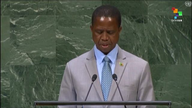 UN General Assembly: Zambia's Edgar Lungu смотреть онлайн