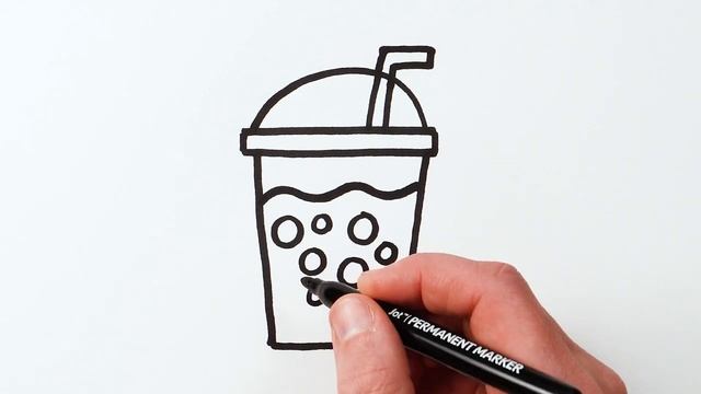 Рисуем фломастерами. Простой милый рисунок. Рисование для детей смотреть онлайн