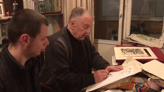 Виктор Чижиков рисует Олимпийского Мишку / Victor Chizhikov смотреть онлайн