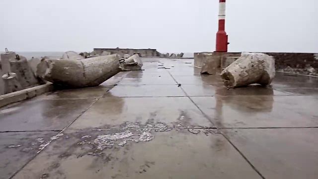 Последствия шторма в Балтийске. смотреть онлайн