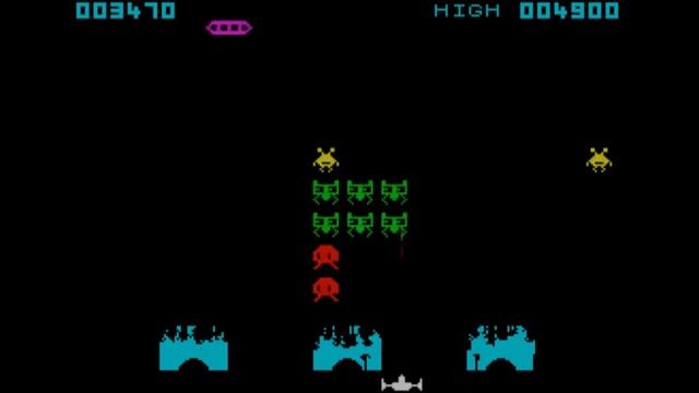 SINCLAIR ZX SPECTRUM # SPACE RAIDERS (PSION LTD. , 1982.) # 7.120 PTS. # GAMEPLAY # смотреть онлайн