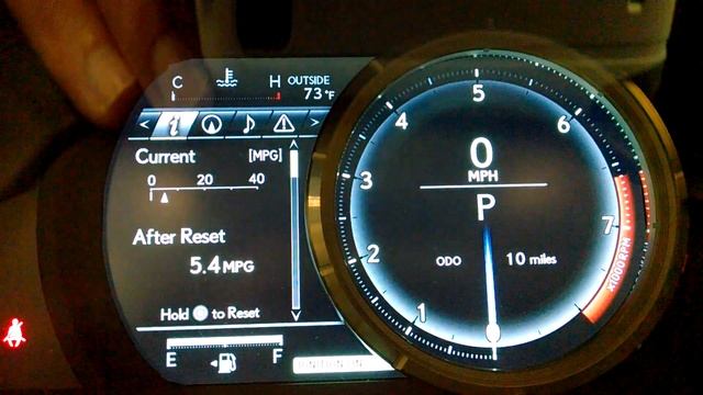 Lexus IS350 FSport - LFA Inspired Speedometer