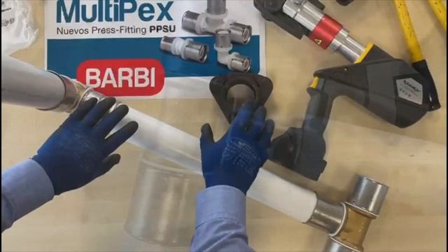 How to install large diameter multilayer pipes with Blansol’s Multipex press-fittings смотреть онлайн