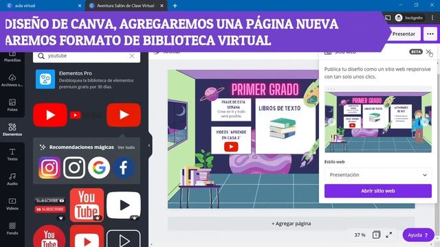Sitios Web Dinámicos con Canva смотреть онлайн