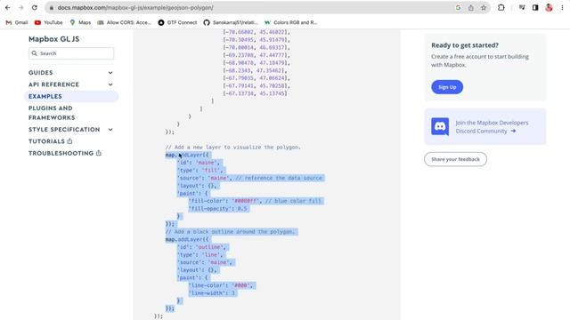 react mapbox gl | Polygon layers tutorial смотреть онлайн