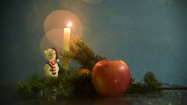 Новогодняя, рождественская свеча смотреть онлайн