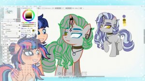 [MLP Next Gen] Speedpaint | Mane 7 | AureaVerse | Miss Malachite?