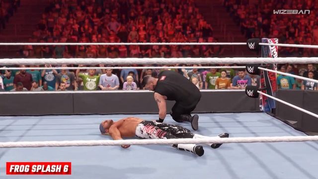 All Frog Splash Variations in WWE 2K22/23 смотреть онлайн