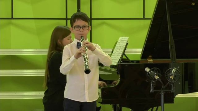 Иван Андреев 10 лет Гобой - Выступление на конкурсе Камертон Competition 2023 г. смотреть онлайн