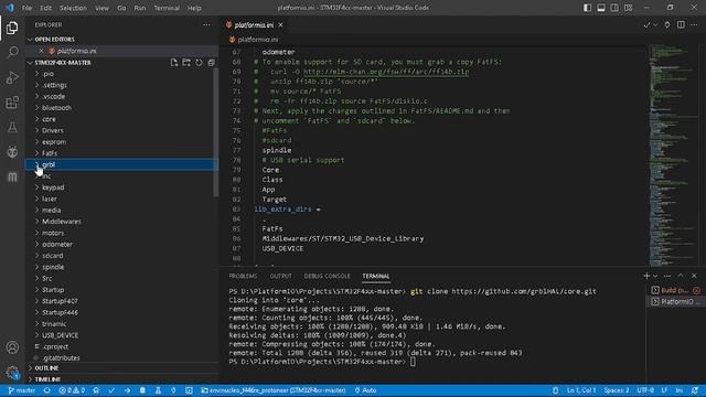 Compile grblHAL dengan VSCODE dan PlatformIO смотреть онлайн