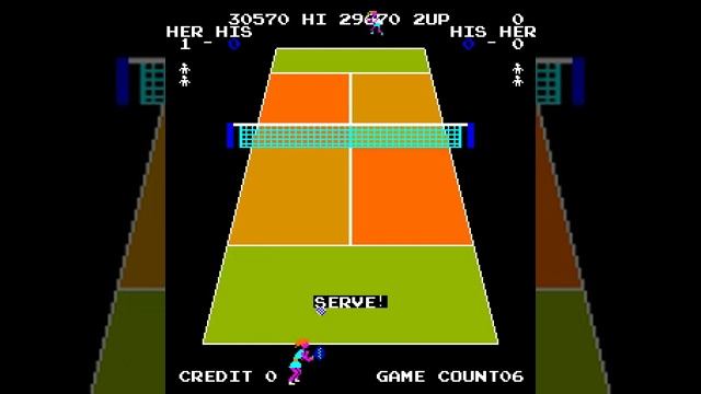 Arcade Game: Pro Tennis (1982 Data East) смотреть онлайн