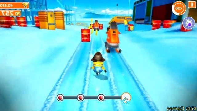 Despicable Me 2 Minion Rush The Arctic Base Evil Minion Monster Party смотреть онлайн