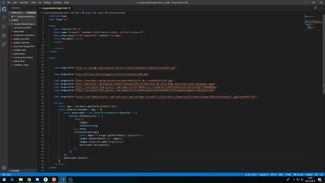 Carga Progresiva (Lazy-loading) | Intersection Observer API || JavaScript vanilla || En 5 Minutos!! смотреть онлайн
