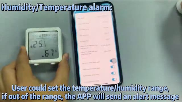 Tuya WIFI Temperature and Humidity Sensor смотреть онлайн