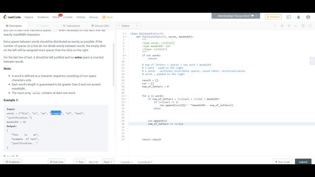 Daily Coding Problem - Problem 28 (Text Justification) смотреть онлайн