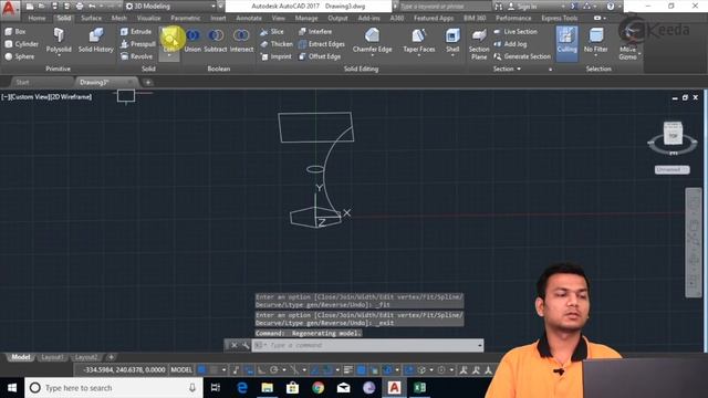 How to Use Loft Command in AutoCAD - Solid Modelling in AutoCAD - AutoCAD смотреть онлайн