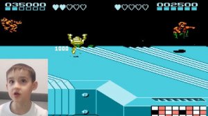 БОЕВЫЕ ЛЯГУШКИ, BATTLE TOADS AND DOUBLE DRAGON. ПРОХОЖУ 1 УРОВЕНЬ - ТИМУР GAMES