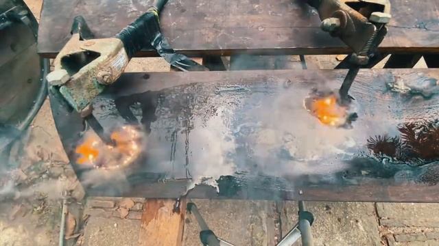 How To Make LIGHTNING ⚡️ On Wood | Table Restoration | โต๊ะ สร้างลายไม้ด้วยช็อตไฟฟ้า смотреть онлайн
