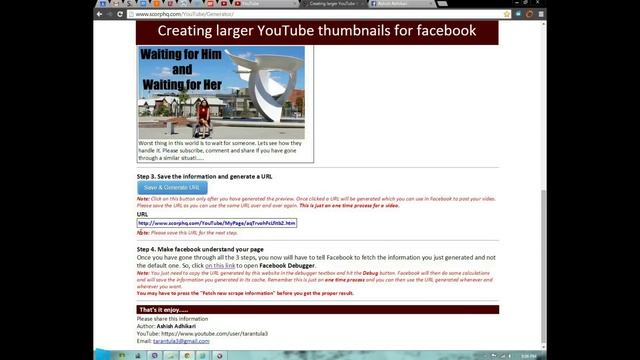 Creating larger YouTube thumbnails for facebook смотреть онлайн