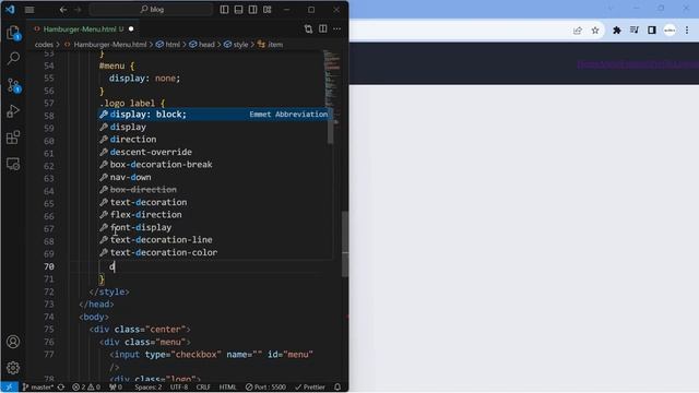 Create Responsive Hamburger Menu using HTML CSS смотреть онлайн
