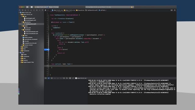 Build a to-do list app w/ SwiftUI & Firebase - Pt 2: Firestore & Anonymous Auth смотреть онлайн
