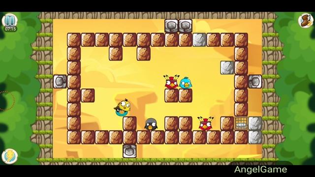 Hungry Piggy vs Chicken Level 33 - 48 Walkthrough смотреть онлайн