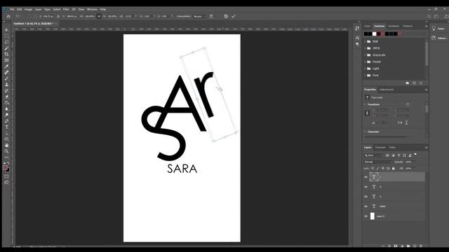 NAME LOGO TUTORIAL USING ADOBE PHOTOSHOP смотреть онлайн