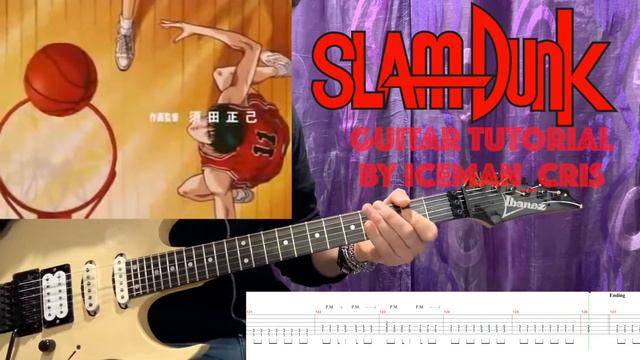 #16 Tutorial: Slam Dunk OP Kimi ga Suki da to Sakebitai 君が好きだと叫びたい BAAD guitar tutorial how to pla смотреть онлайн