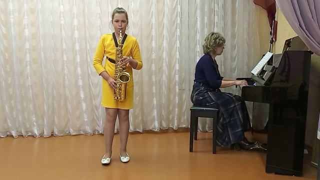 Саксофон, младшая группа, Бортник Анастасия Юрьевна смотреть онлайн