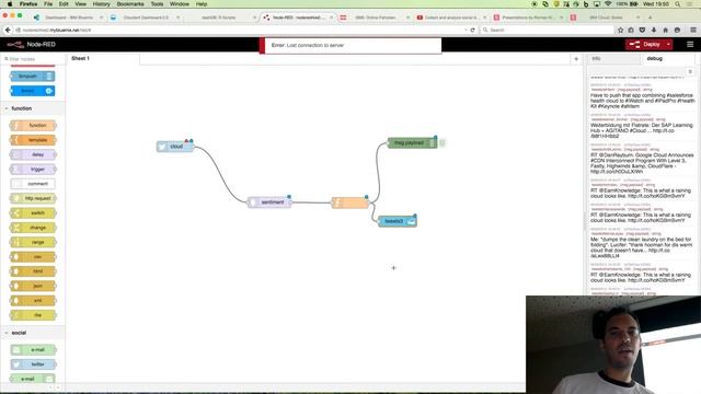 Twitter Sentiment Analytics on Bluemix with Node.js, CouchDB, dashDB & R смотреть онлайн
