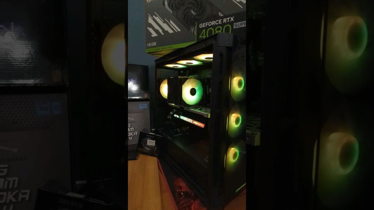 холодный производительный ПК с 4080 super #shorts смотреть онлайн
