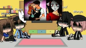 @roonyaminecraft Реакция персонажей фильма (в меня влюбился хулиган школы) на tiktok и детство Руни